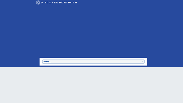 Screenshot of the Portrush Heritage Group website
