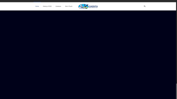 Screenshot of the Cherith Gospel Outreach Trust website