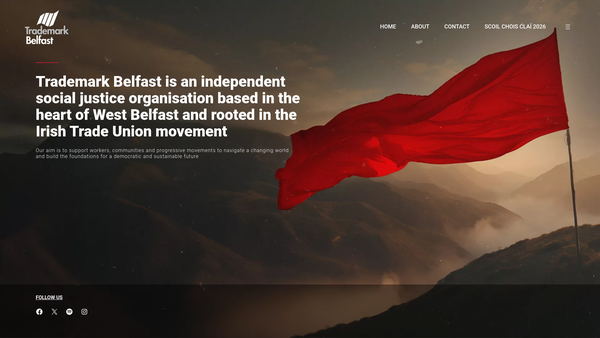 Screenshot of the Trademark Training website