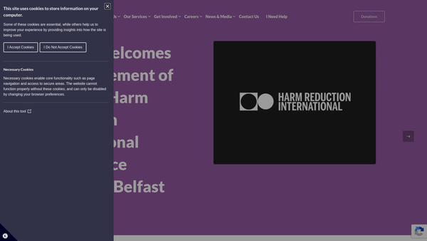 Screenshot of the Extern Group website