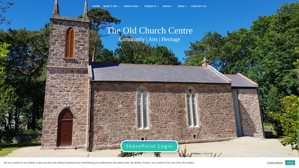 Screenshot of the Cushendun Building Preservation Trust website