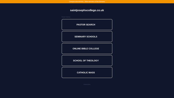 Screenshot of the St Joseph's Parent Teachers & Friends Association (Ravenhill) website