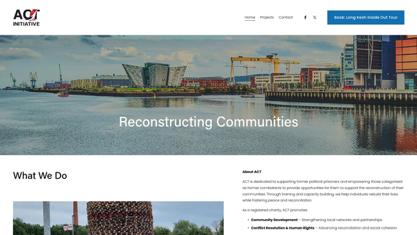 Screenshot of the Action for Community Transformation Initiative website