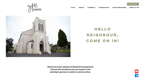 Screenshot of the 30th East Belfast Scout Group website
