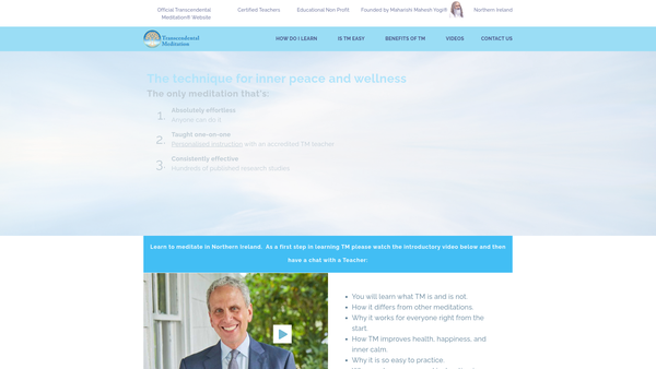 Screenshot of the Global Country of World Peace (N.I.) website