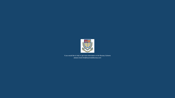 Screenshot of the Belfast Boys Model Bursary Fund (in memory of EW Davis) website