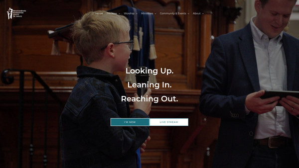 Screenshot of the Newtownbreda Congregation of the Presbyterian Church in Ireland website