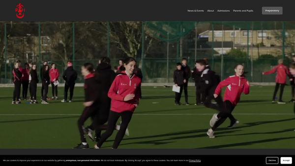 Screenshot of the Friends of Regent House website