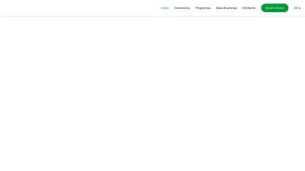 Screenshot of the St Bernadette's Third World Group website