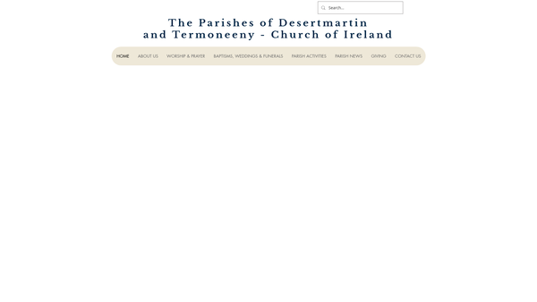 Screenshot of the Desertmartin/St Comgall's/Derry/Church of Ireland website