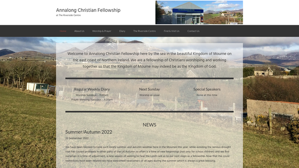 Screenshot of the The Yeshua Trust website