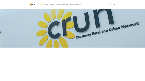 Screenshot of the Causeway Rural & Urban Network website