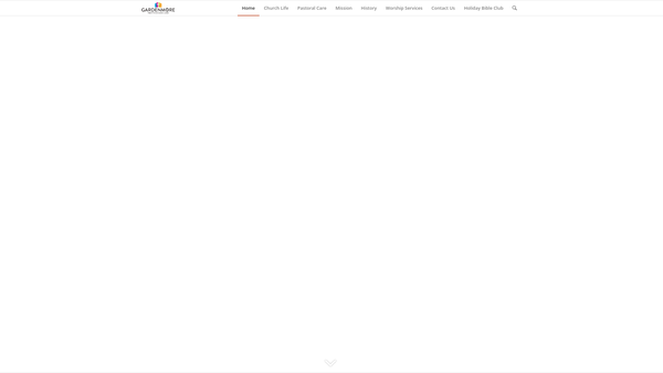 Screenshot of the Gardenmore Congregation of the Presbyterian Church in Ireland website