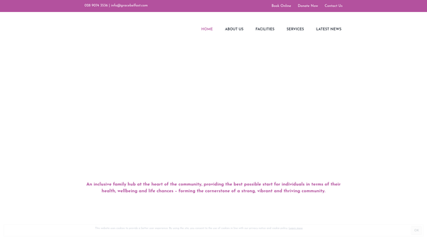 Screenshot of the Grace Women's Development Limited website