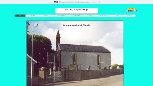 Screenshot of the Omagh/Langfield U/L/Derry/Church of Ireland website