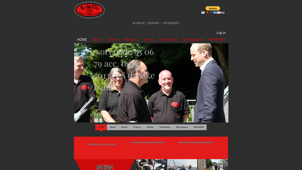 Screenshot of the Let's Do Veterans Support & Rehabilitation Limited website