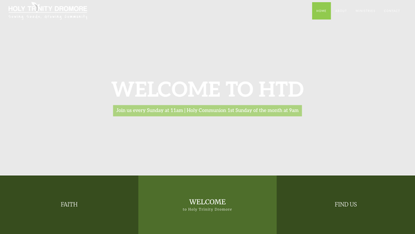 Screenshot of the Dromore/Holy Trinity/Clogher/Church of Ireland website