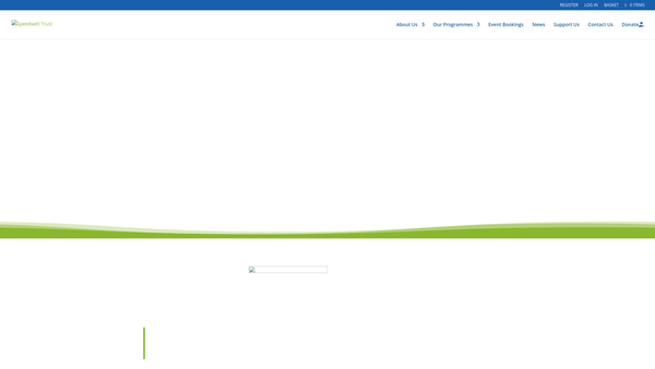 Screenshot of the Speedwell Trust website