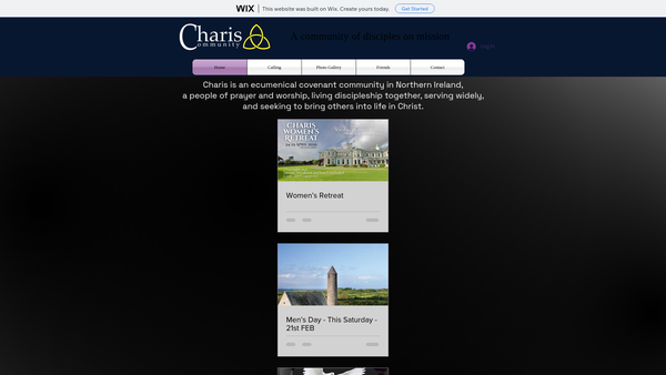 Screenshot of the Servant Trust website