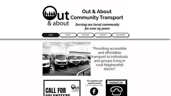 Screenshot of the Mid Ulster Community Services Ltd website