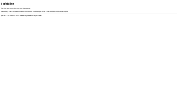 Screenshot of the Loughbrickland Reformed Presbyterian church website