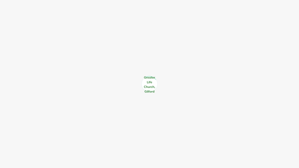 Screenshot of the Greater Life Church, Gilford website