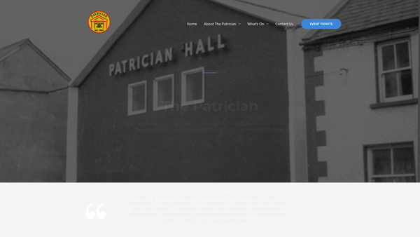 Screenshot of the Mid Ulster Community and Arts Trust Limited website
