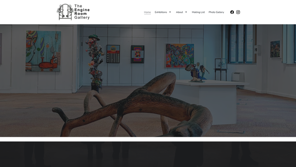 Screenshot of the East Belfast Arts Collective website