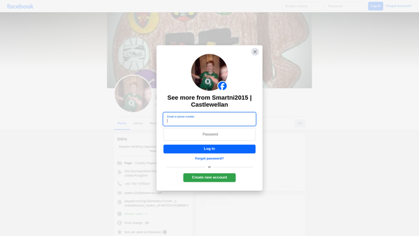 Screenshot of the Smart (NI) website