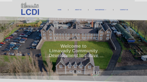 Screenshot of the Limavady Community Development Initiative LTD website
