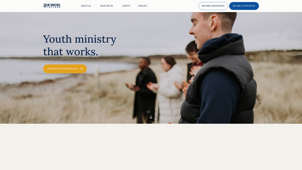 Screenshot of the Net Ministries United Kingdom Limited website