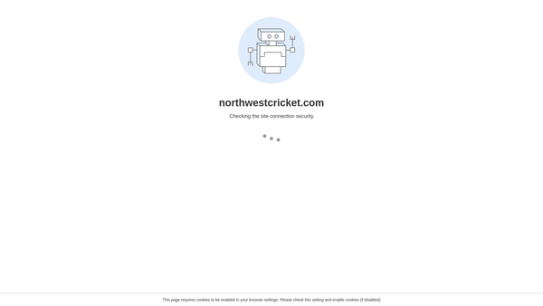 Screenshot of the North West Cricket Union Limited website