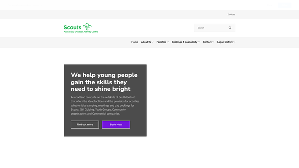 Screenshot of the Jimmy Glenn Memorial Trust website