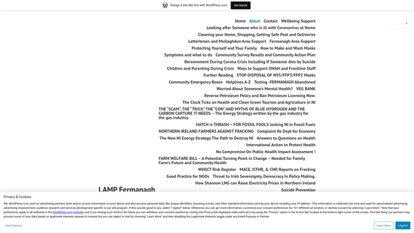 Screenshot of the Letterbreen & Mullaghdun Partnership website