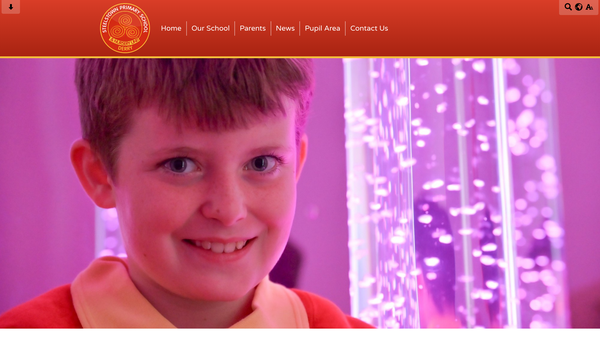 Screenshot of the Friends of Steelstown website