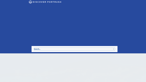 Screenshot of the Portrush Heritage Group website