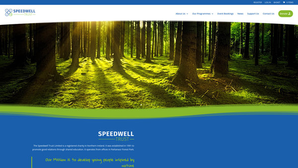 Screenshot of the The Speedwell Trust Limited website