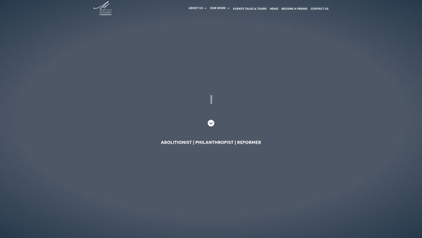 Screenshot of the Mary Ann McCracken Foundation website
