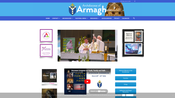 Screenshot of the St. Patrick's Educational Trust Limited website