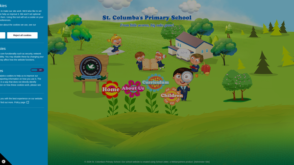 Screenshot of the Friends of St Columba's, Ballerin website