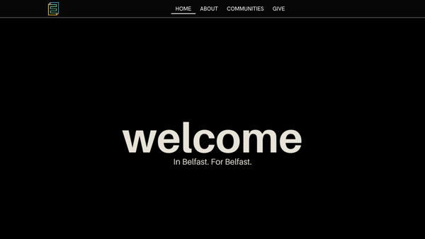 Screenshot of the Emmanuel Belfast website