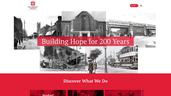 Screenshot of the Hosford Community Homes Ltd website
