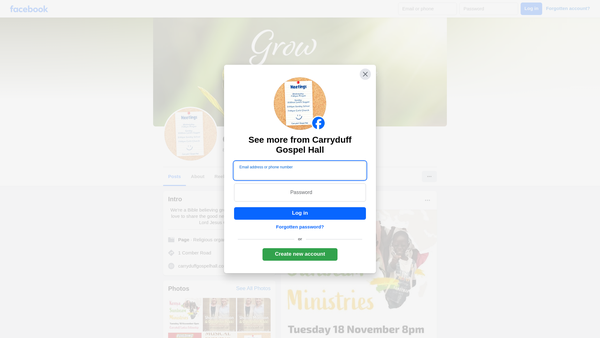 Screenshot of the CGH Christian Trust website