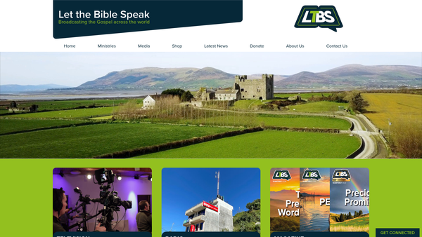 Screenshot of the Let The Bible Speak website