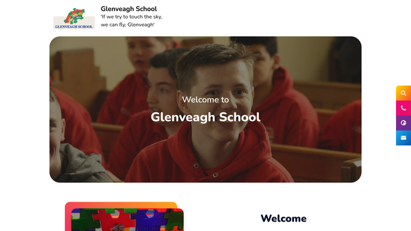 Screenshot of the Friends of Glenveagh website