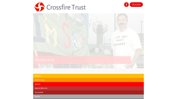 Screenshot of the Crossfire South Armagh Ltd website