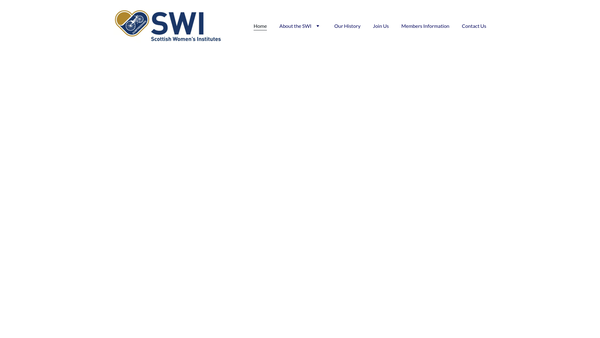 Screenshot of the Scottish Women’s Institutes Dumfriesshire Federation website