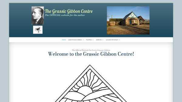 Screenshot of the Lewis Grassic Gibbon Centre website