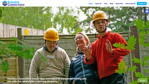 Screenshot of the Kyleakin Connections Limited website
