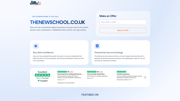 Screenshot of the The New School Butterstone (subject to insolvency proceedings) website